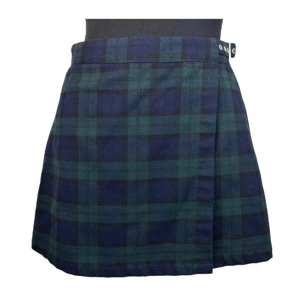 Brandy Melville John Galt ☆ Schoolgirl Plaid Mini Wrap Skirt